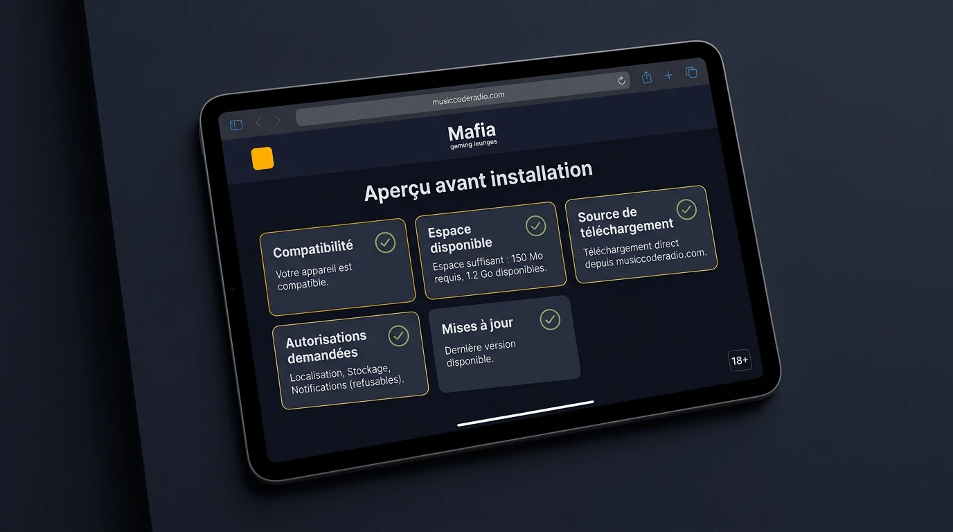 Checklist de sécurité avant installation