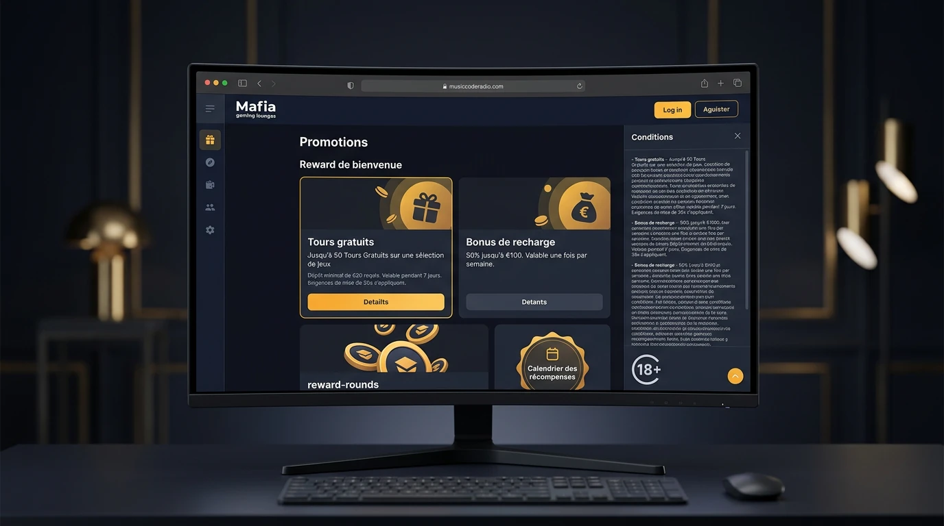 Bonus et offres promotionnelles Mafia Casino