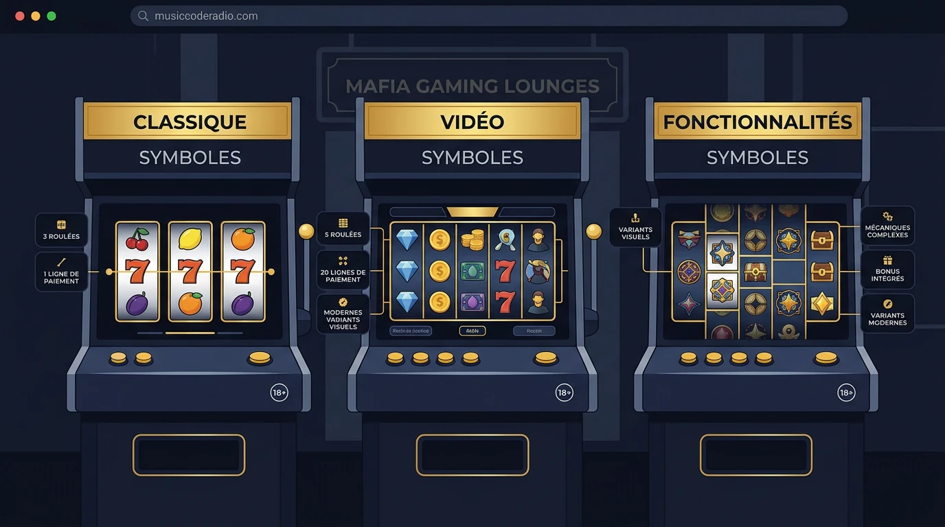 Types de machines à sous disponibles